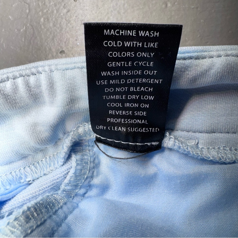 Postmarc Baby Blue Men’s Shorts - Picture 3 of 4